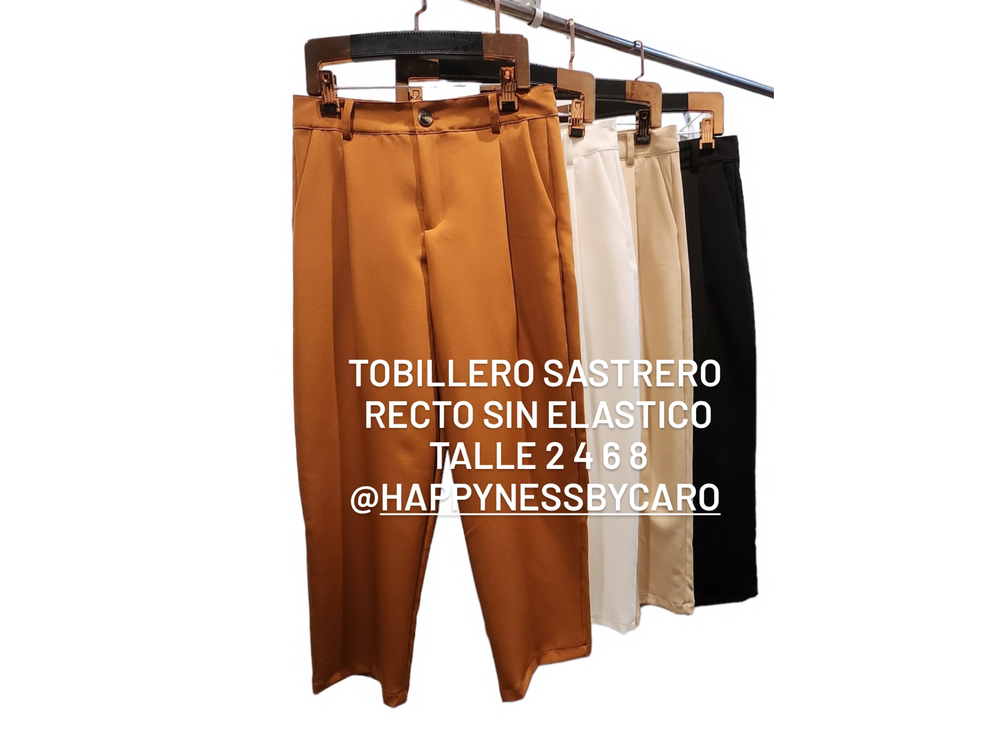 TOBILLERO CON PASACINTOS TALLE 8