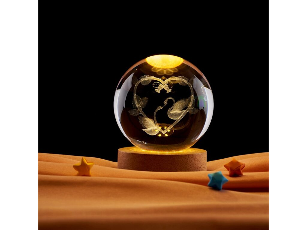 Esfera Fija de Cisnes Encorazonados M708