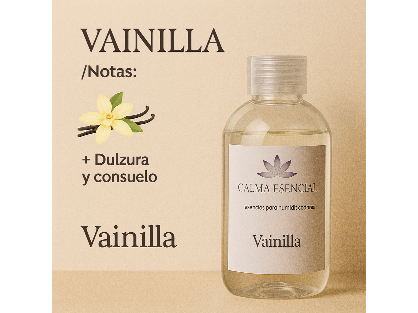 Escencia para Humidificador Vainilla de 250ml