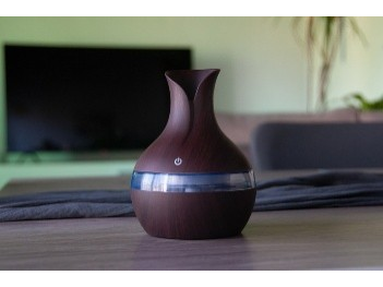 Humidificador con Filtro Tipo Florero 300ml Oscuro M066