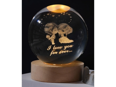 Esfera Fija de Parejita con Frase Modelo 13