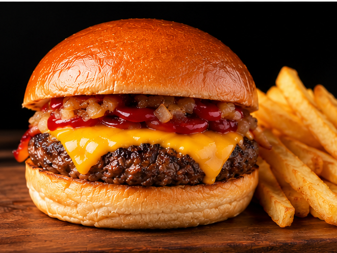 Cheeseburger Simple de Burger Zona Sur