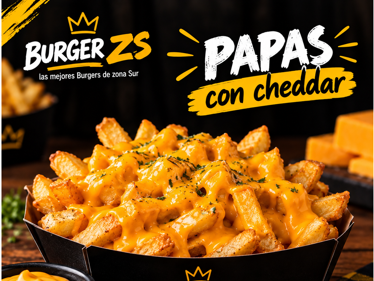 Papas cheddar