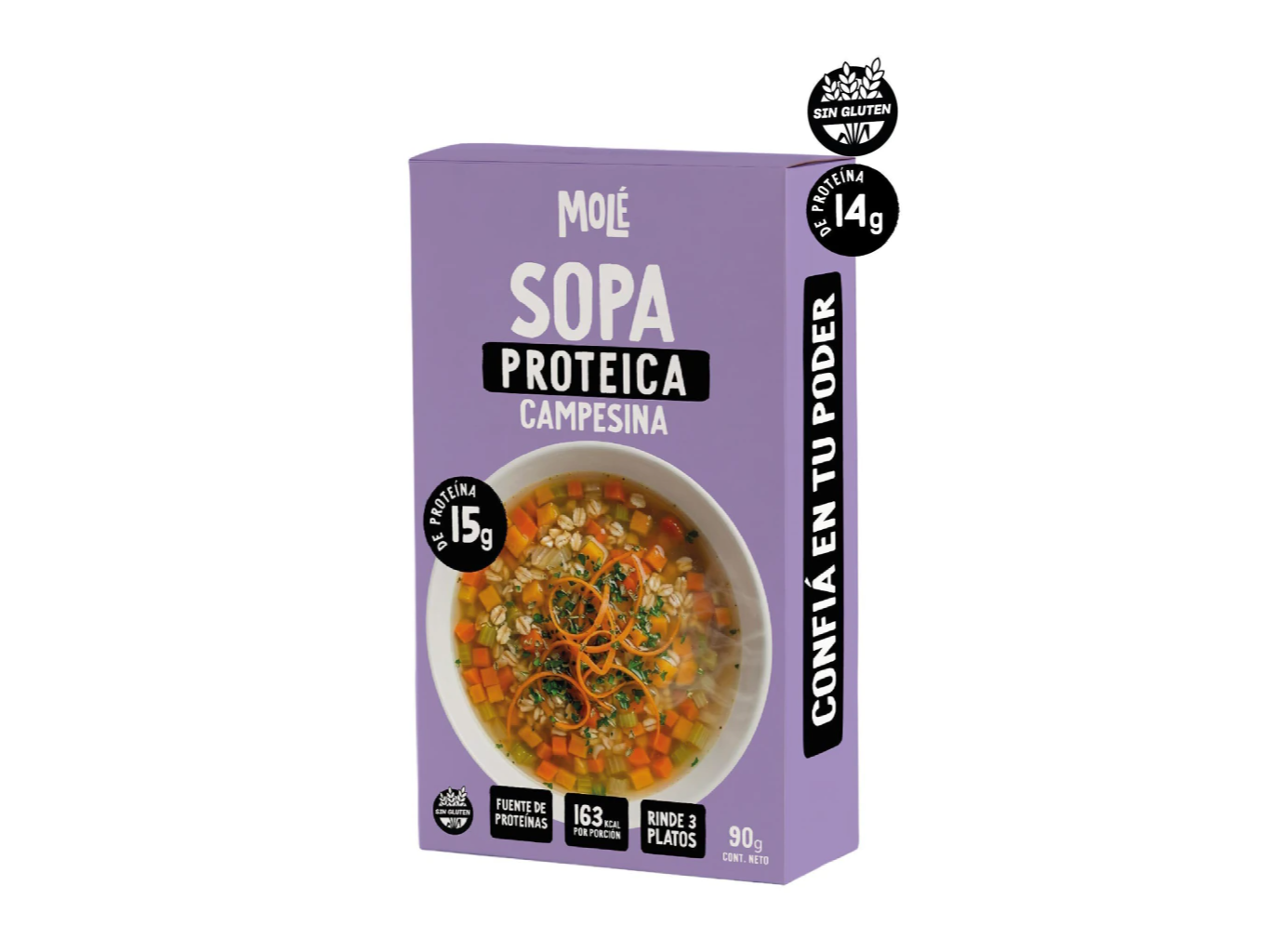 Sopa Campesina Proteica · 90 g