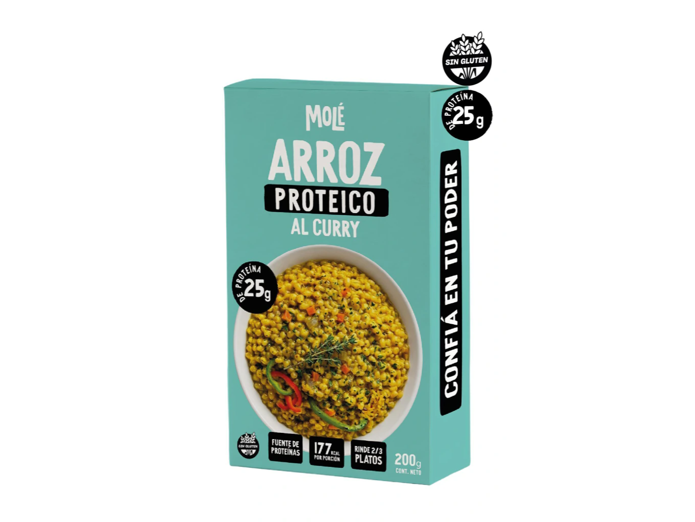 Arroz al Curry Proteico · 200 g de Molé Mayorista