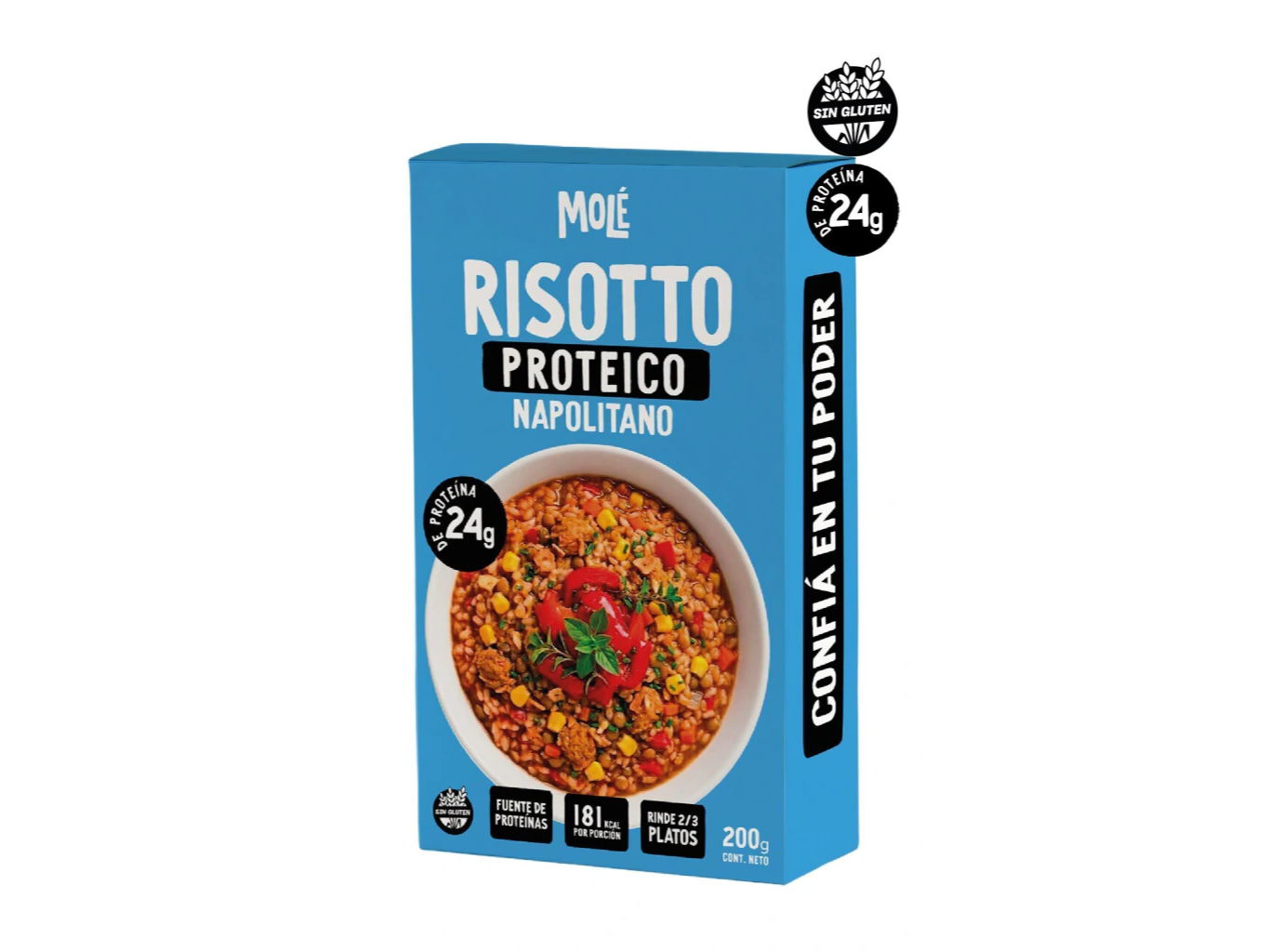 Risotto Napolitano Proteico · 200 g de Molé Mayorista