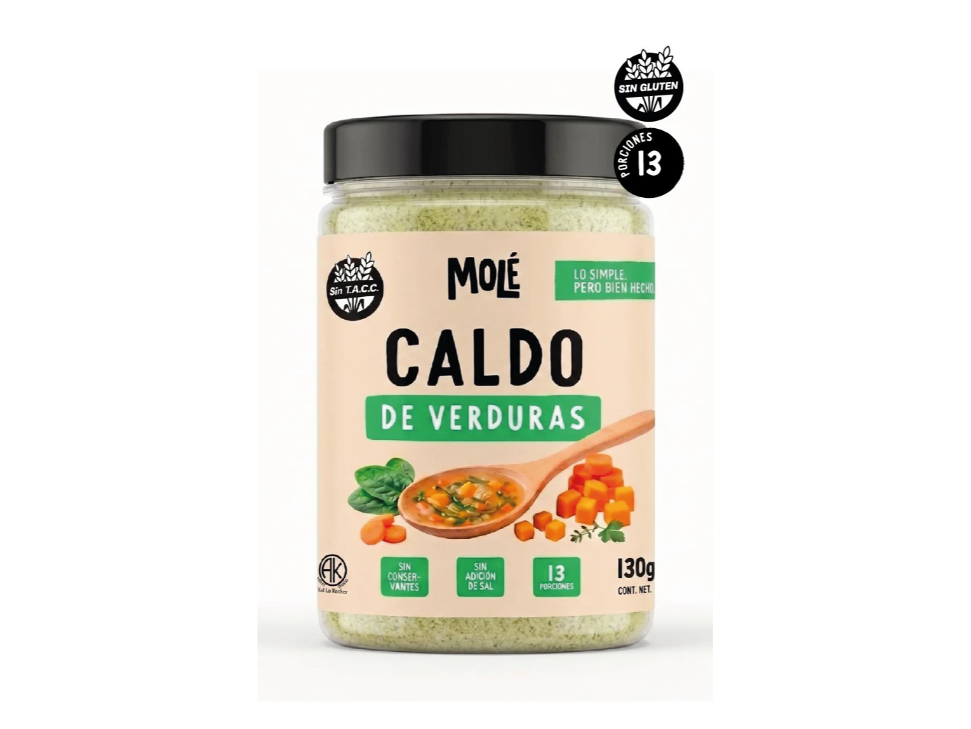 Caldo Natural de Verduras · 130 g