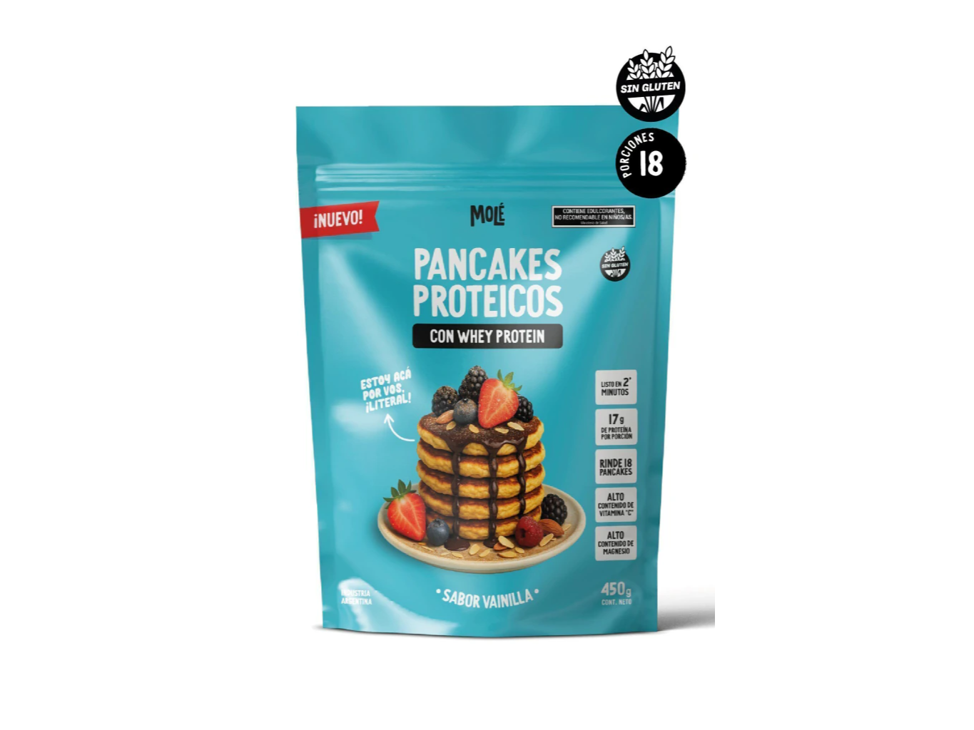 Pancake Proteico Vainilla · 450 g
