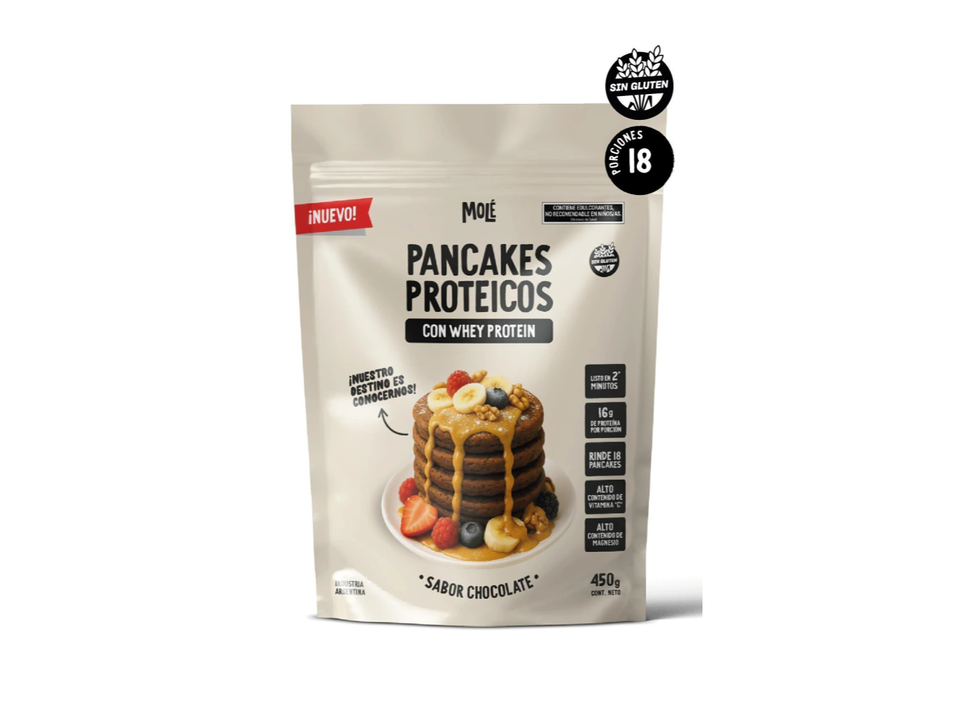 Pancake Proteico Chocolate · 450 g