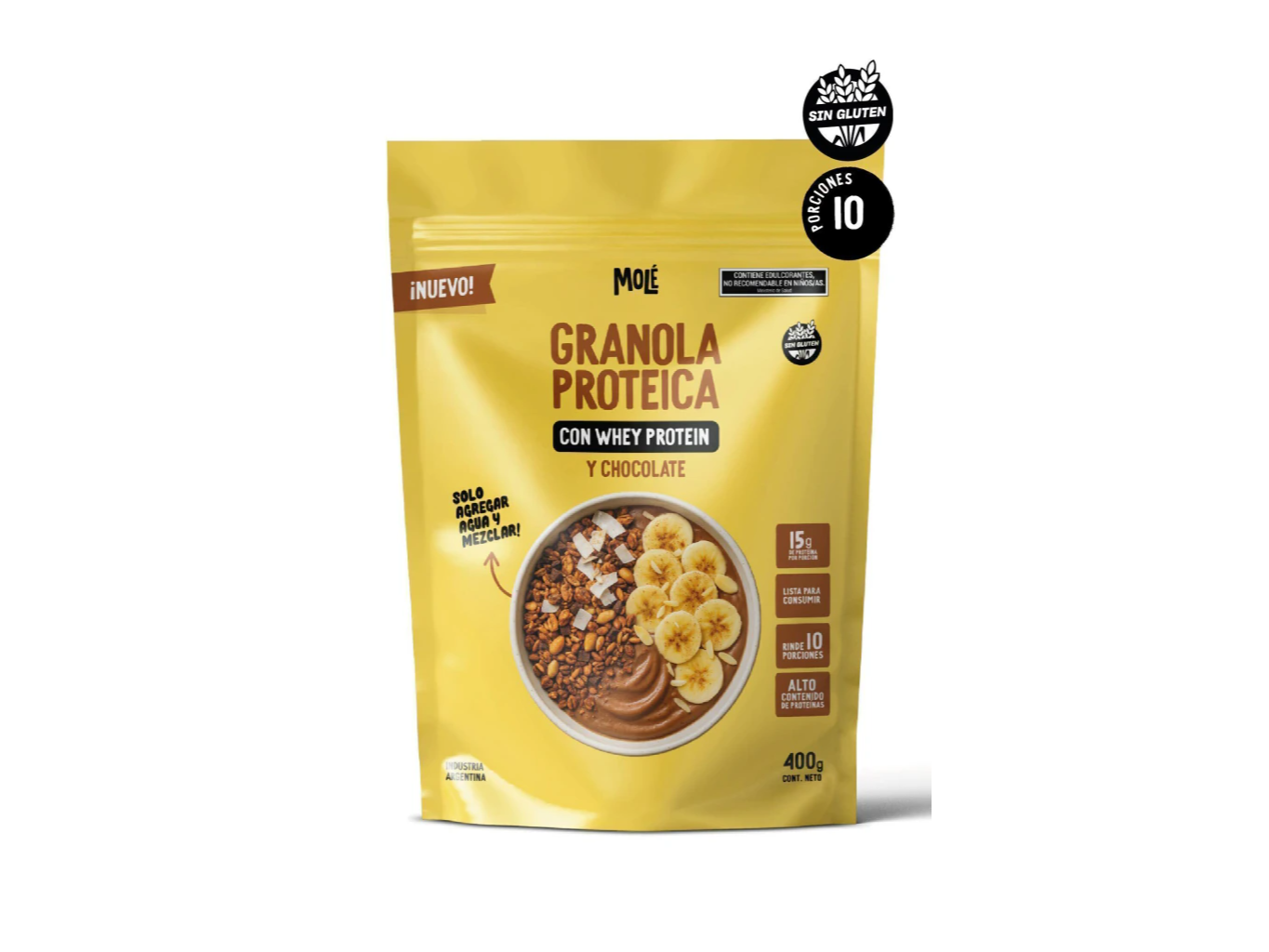 Granola Proteica Chocolate · 400 g