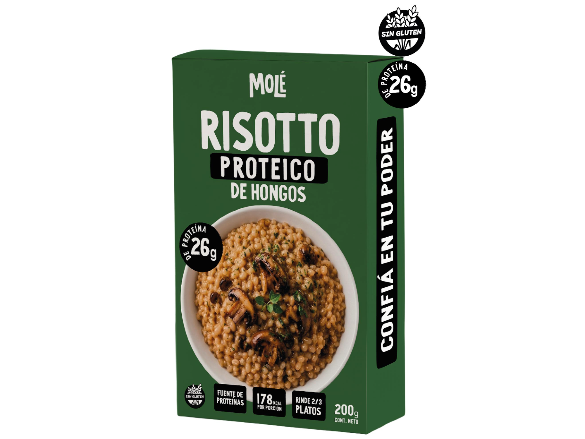 Risotto de Hongos Proteico