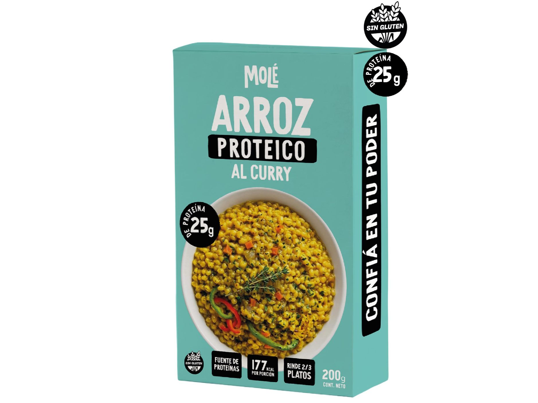 Arroz al curri Proteico