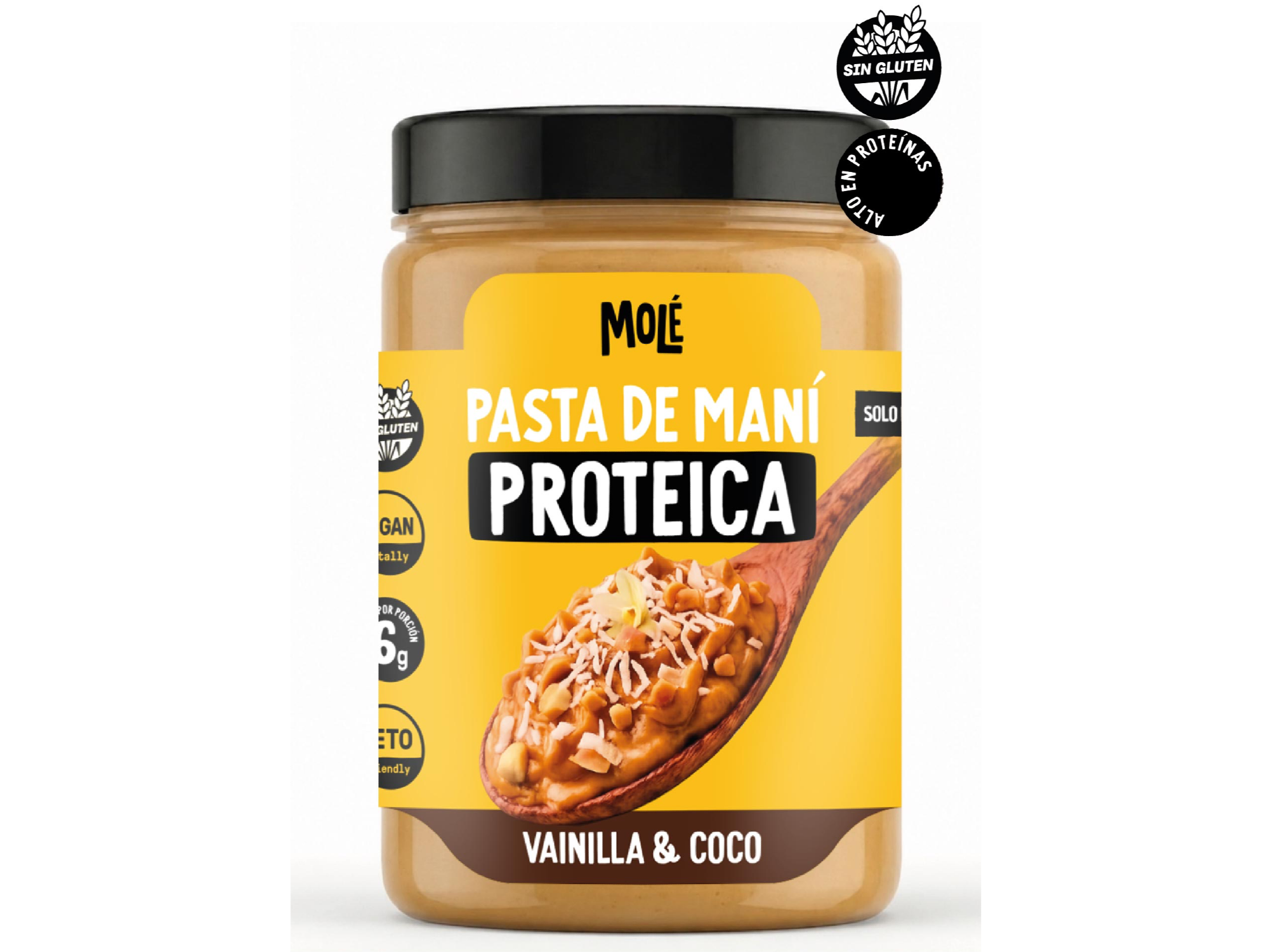 Pasta Proteica de Maní Vainilla y Coco · 345 g