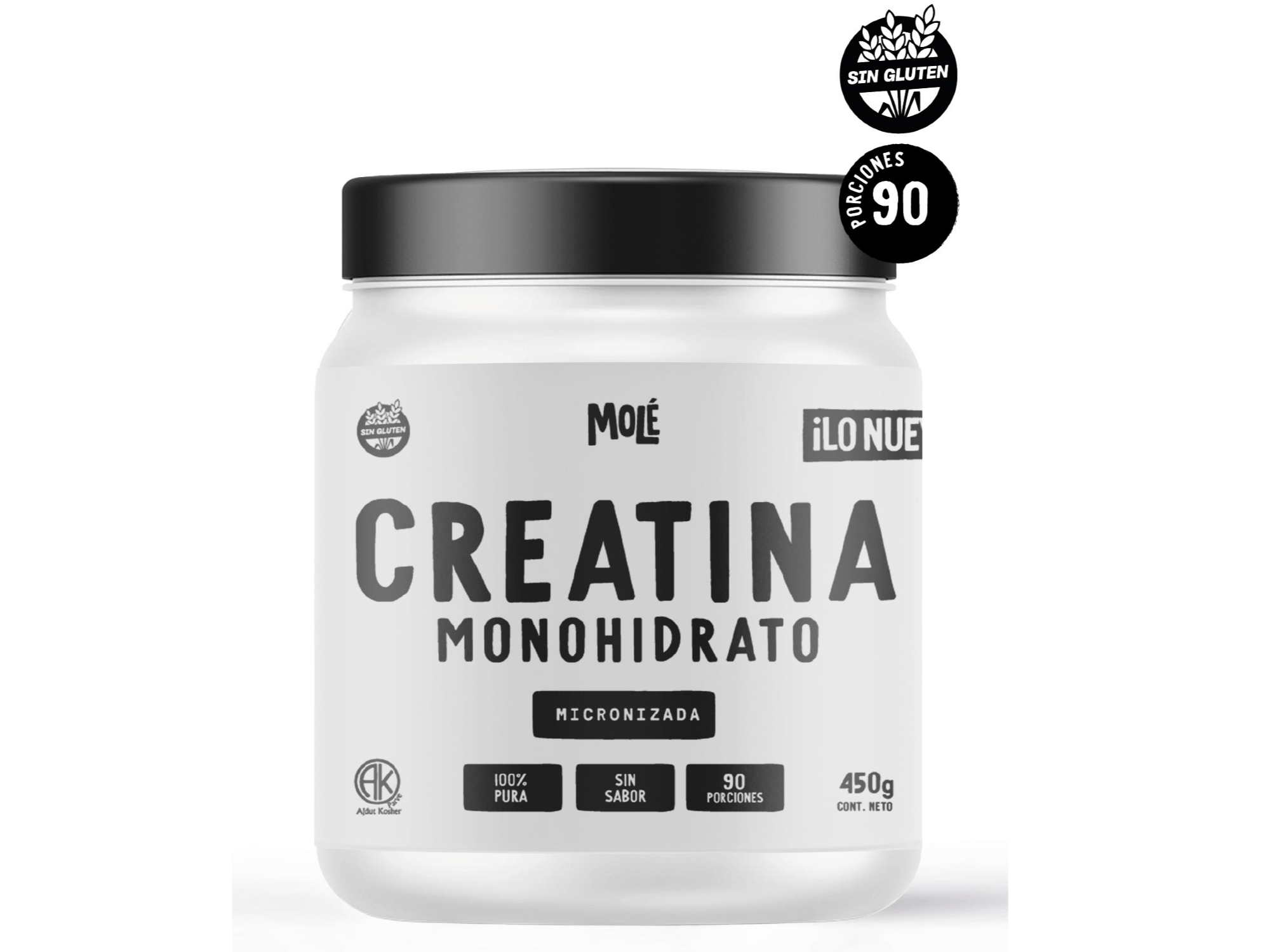 Creatina Monohidrato Sin Gluten
