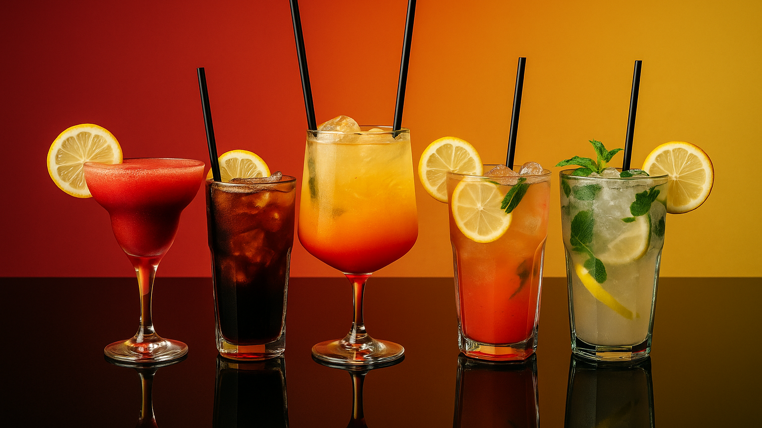 CERVEZAS, TRAGOS TROPICALES Y CLASICOS
