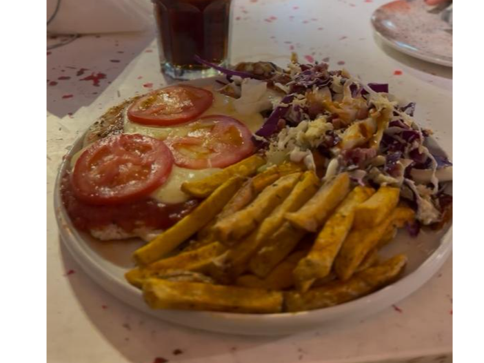 Bife de pollo a la plancha