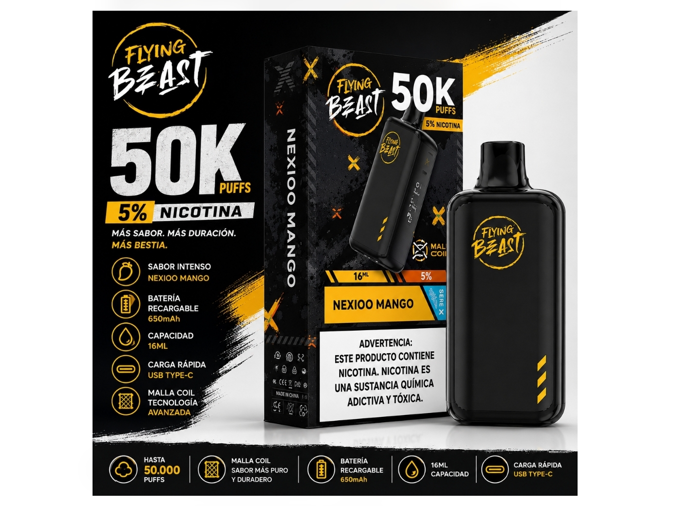 FLAVOR BEAST 50K Puffs