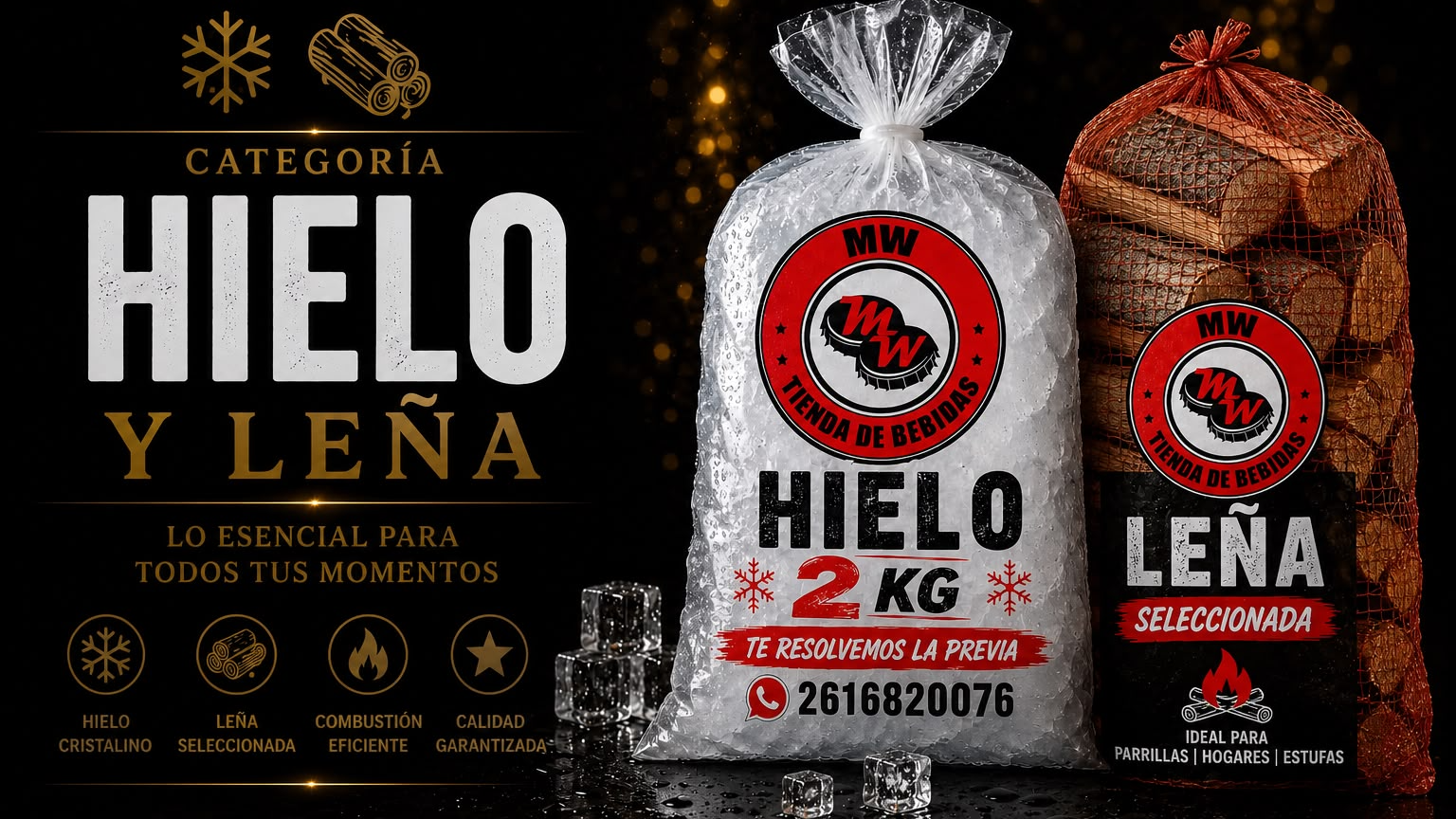 HIELO Y LEÑA