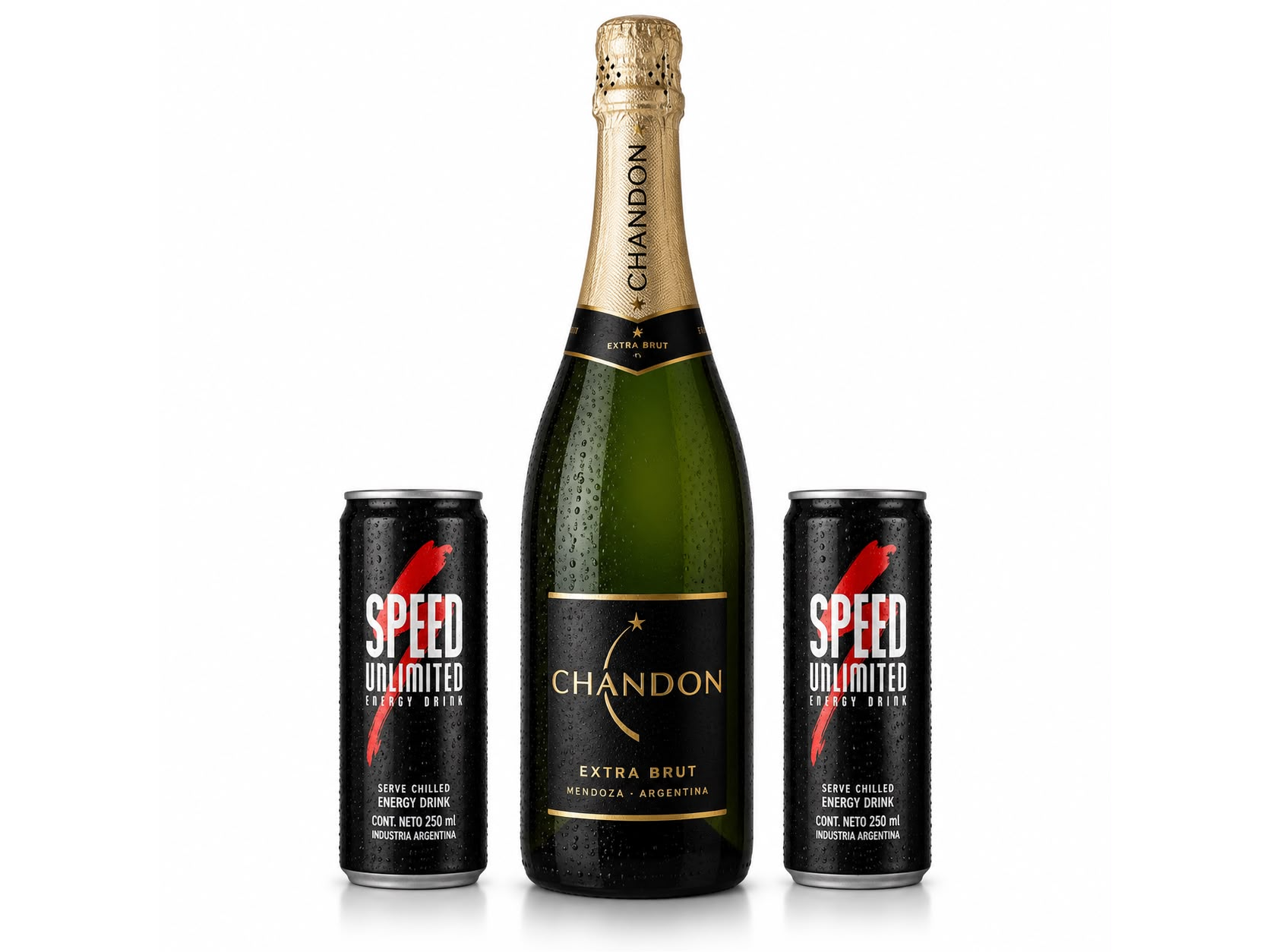 CHANDON EXTRA BRUT + 2 SPEED 250ml