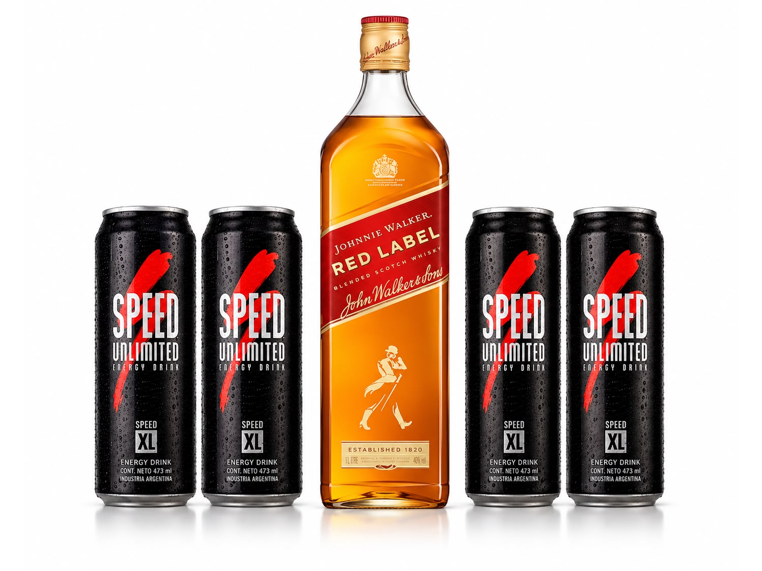 RED LABEL 1L + 4 SPEED XL 473ml