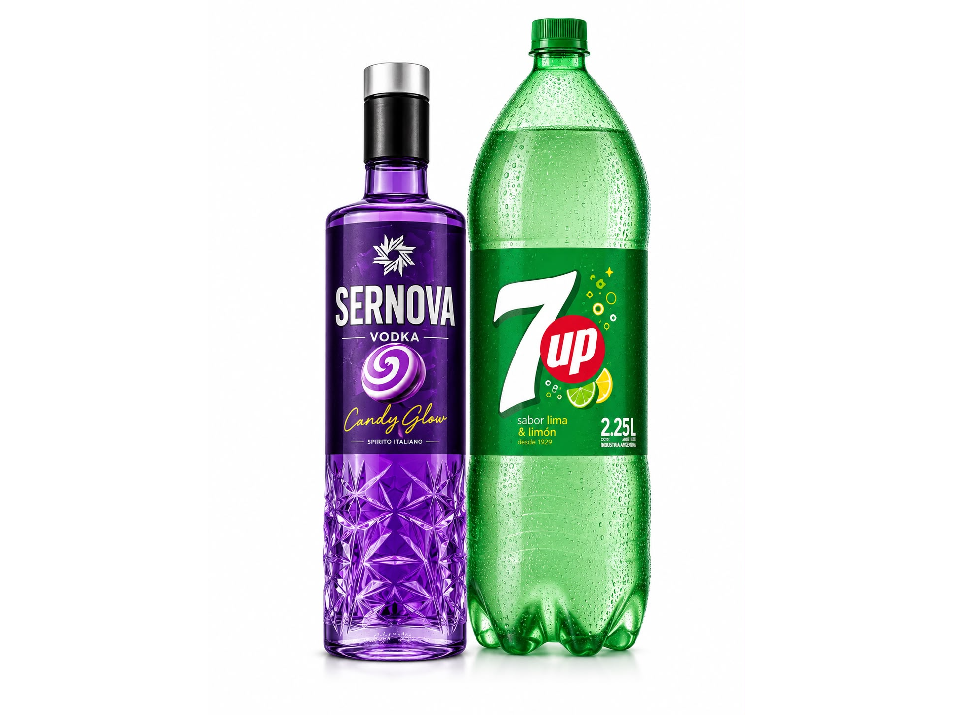 VODKA SERNOVA SABOR + SEVEN UP 2.25L