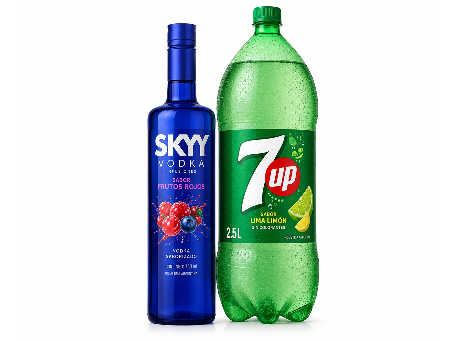 COMBO SKYY SABOR + SEVEN UP 2.25L