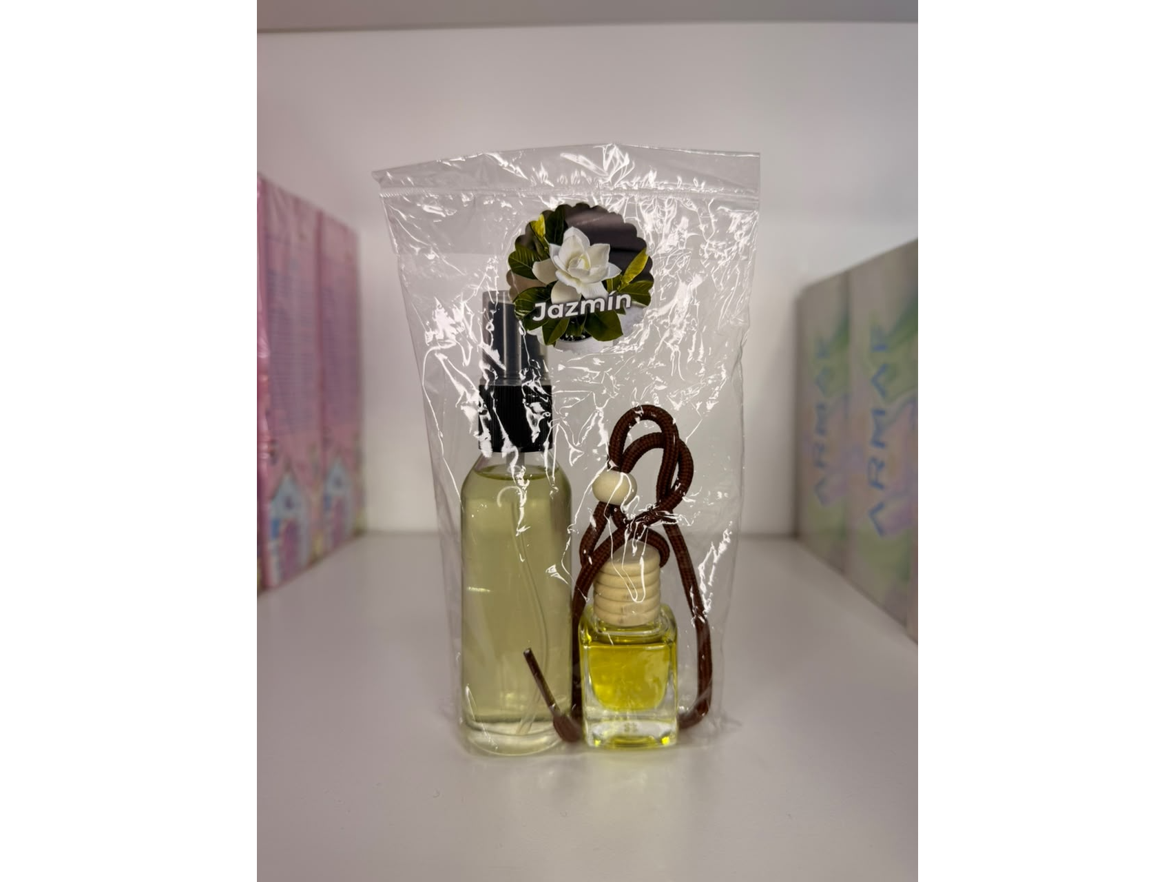 Aromatizante de auto+ Textil 30m Jazmin