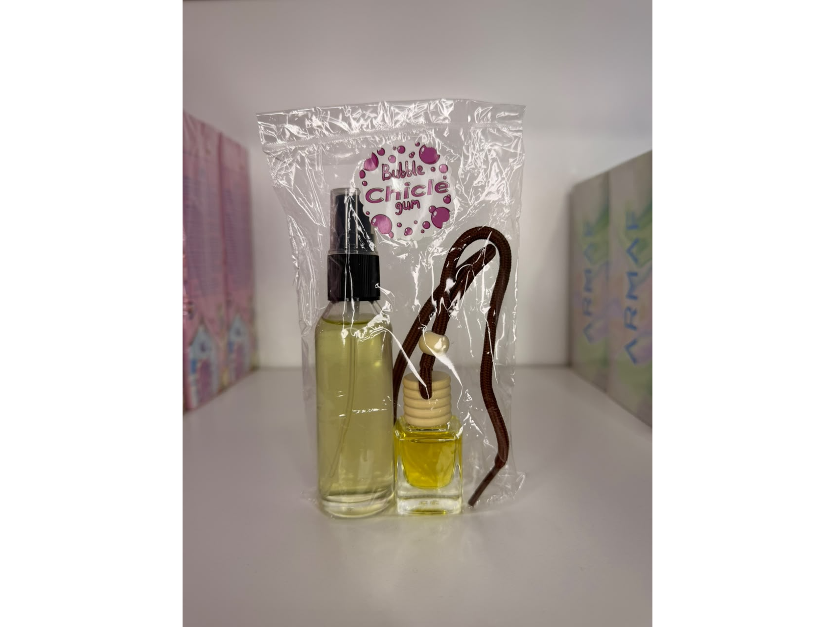 Aromatizante de auto+ Textil 30m Blubble Chicle gum