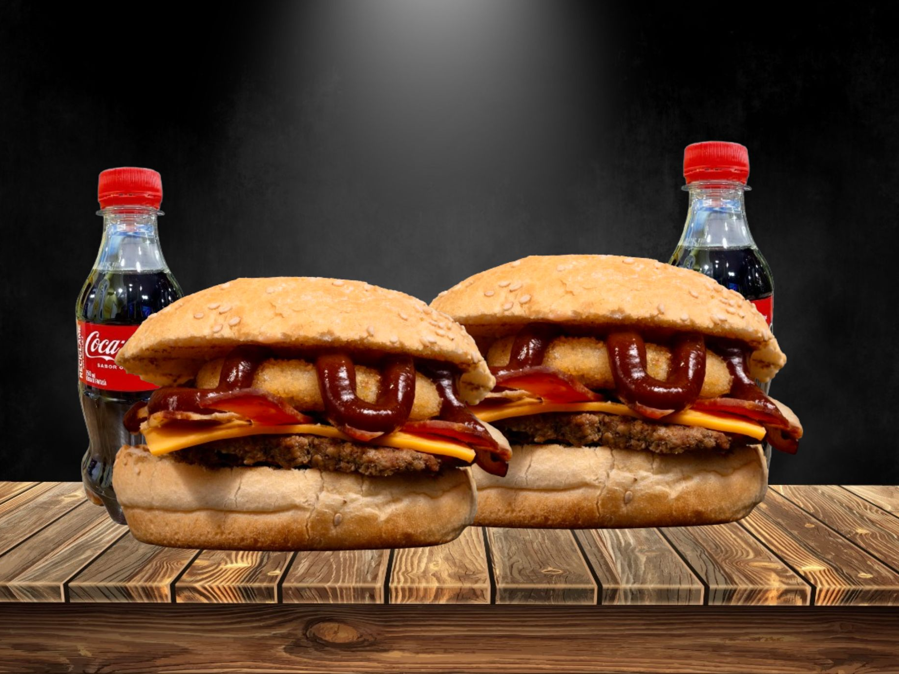 2 VALEBURGER + 2 BEBIDAS 250 ML