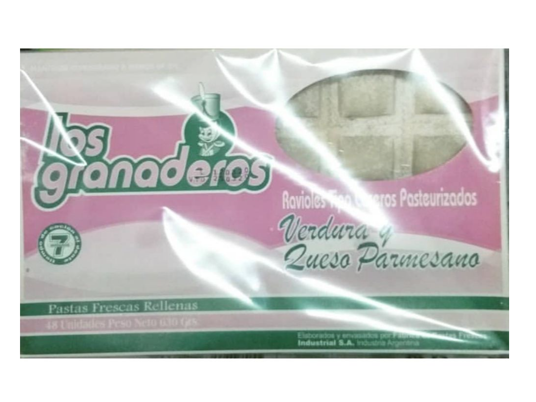 RAVIOLES DE VERDURA Y QUESO