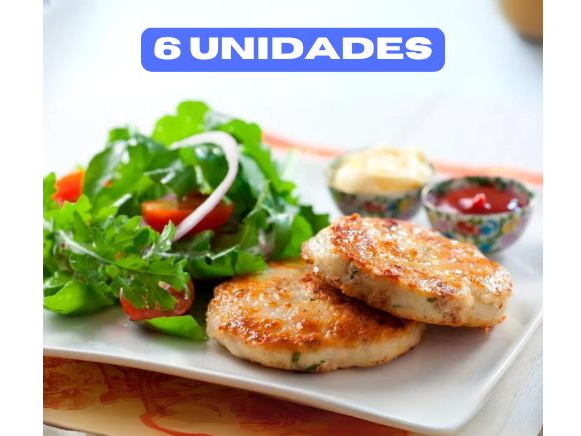 6 unid - HAMBURGUESAS de Pollo