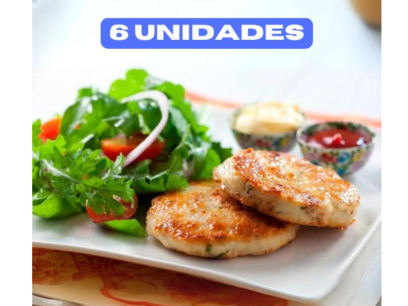 6 unid - HAMBURGUESAS de Pollo