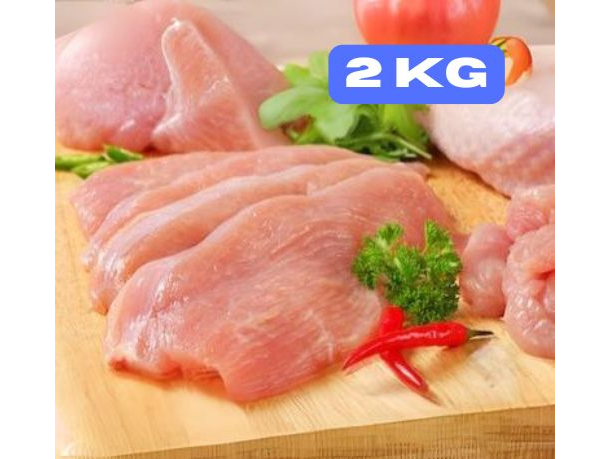 2 kg - Bifes de Pechuga