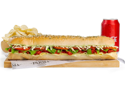 Baguette + Bebida + Papas Trym´s