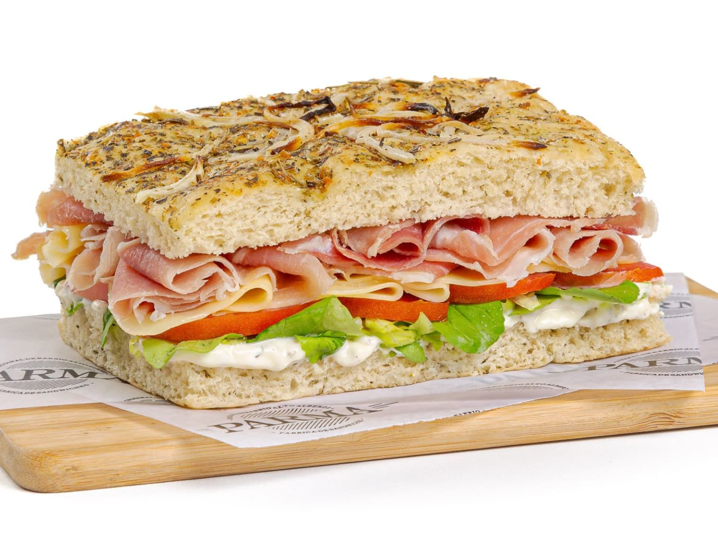 Sándwich de focaccia