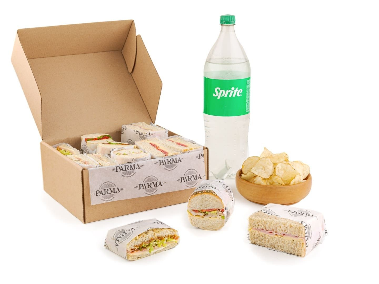 Box Combinato + Coca Cola 1.5Lts + Papas Trym´s