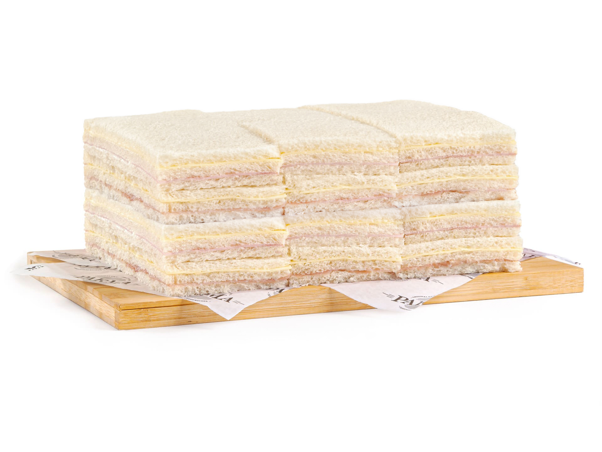 Docena Jamón y Queso rectangular: $36.000