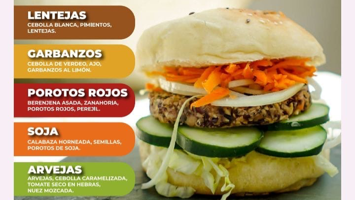 HAMBURGUESAS DE BROTE, FIDEOS SIN TACC