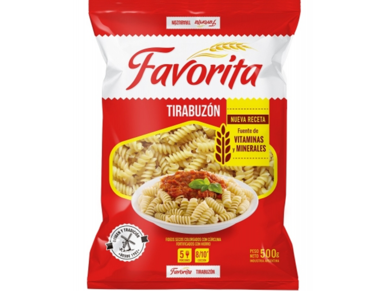 FIDEOS FAVORITA TIRABUZON