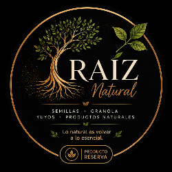 Logo 🌿Raíz Natural Sj🌿 - Lo Esencial es volver a lo Natural