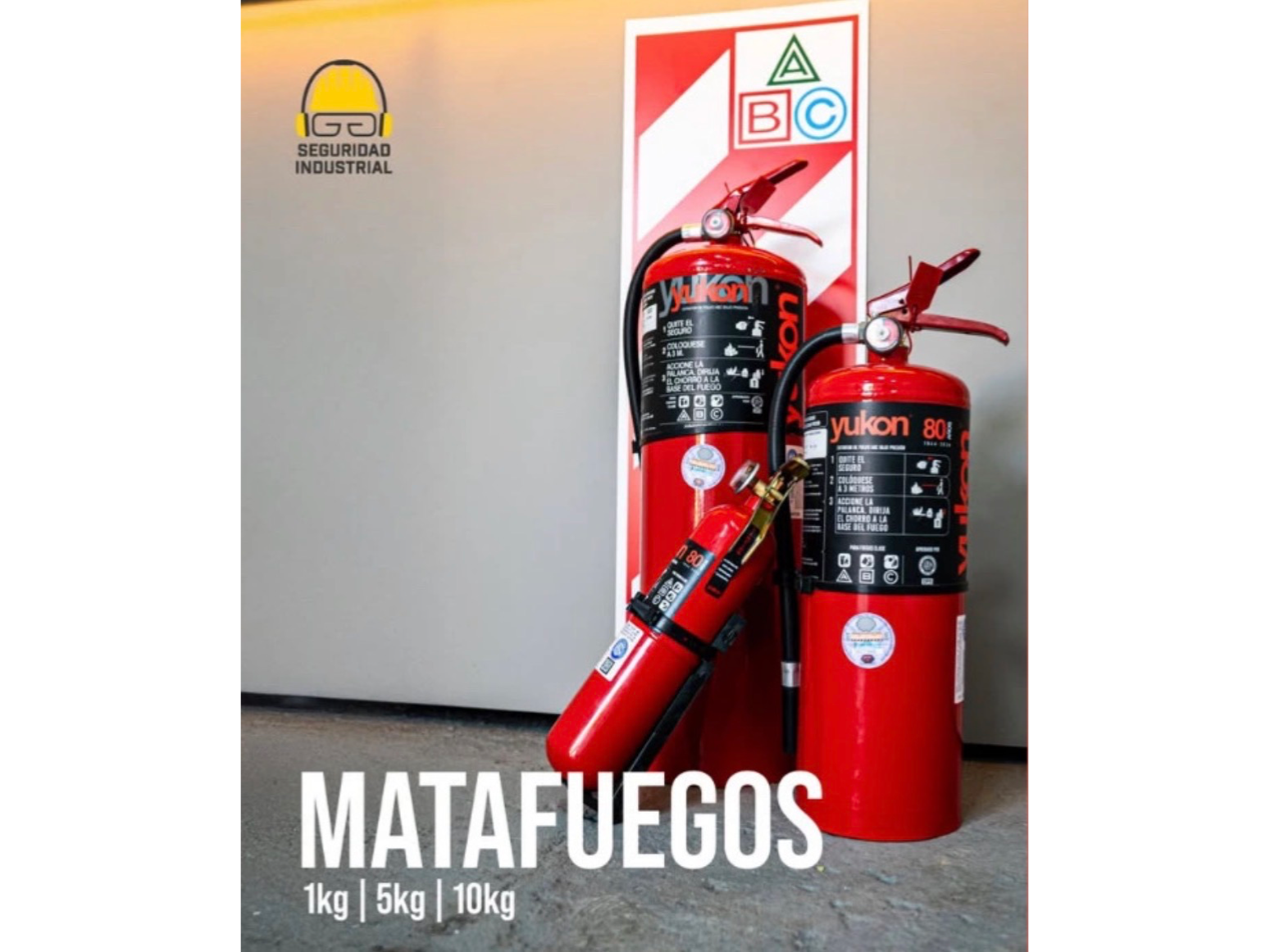 Recarga extintor portátil tipo ABC 5Kg