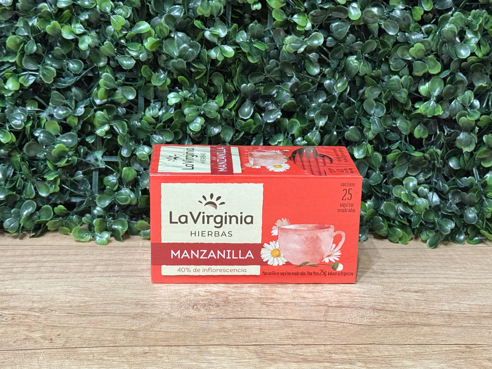 Té Manzanilla La Virginia 25 saquitos