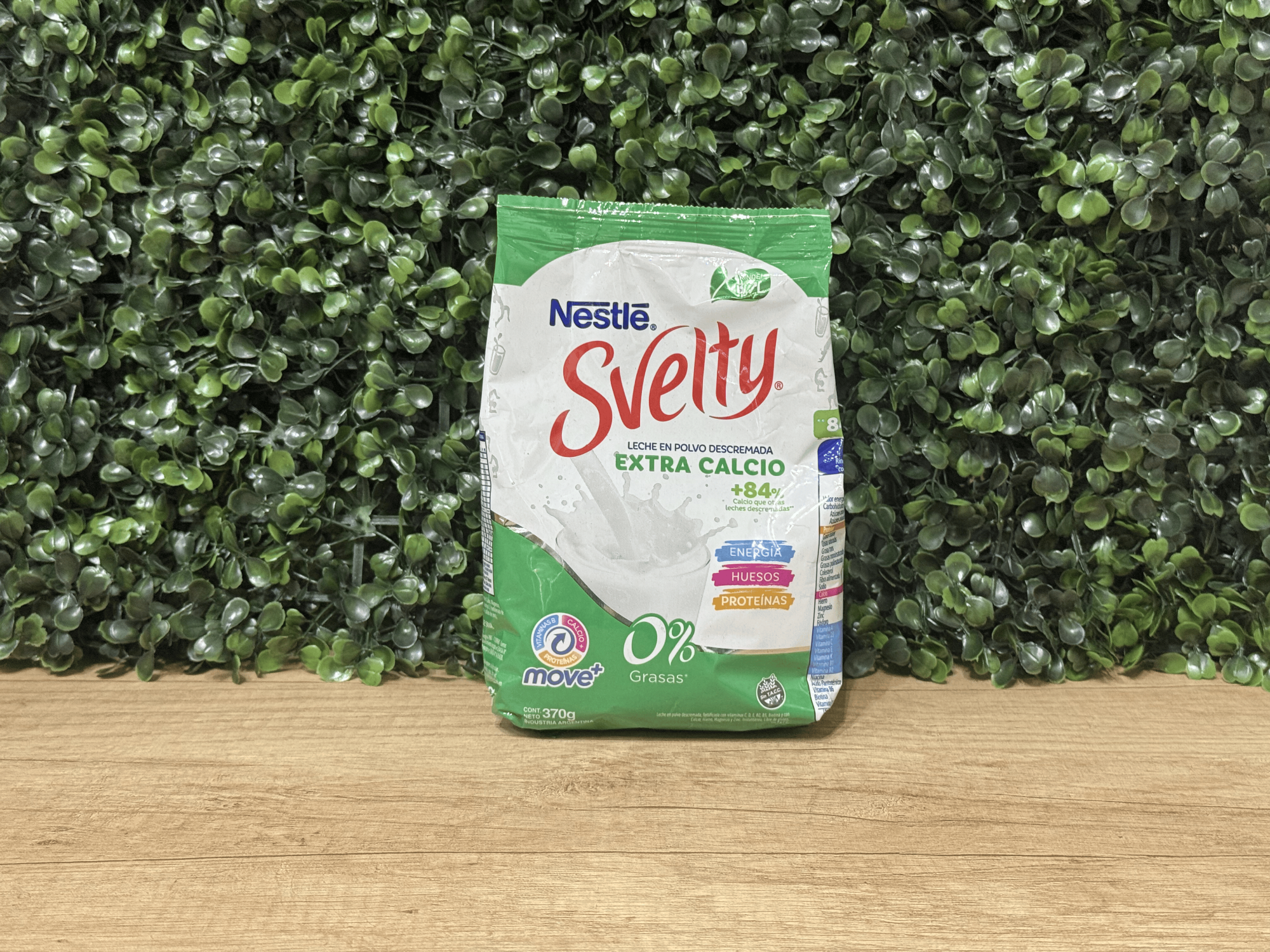 Leche Descremada en Polvo Svelty 370gr