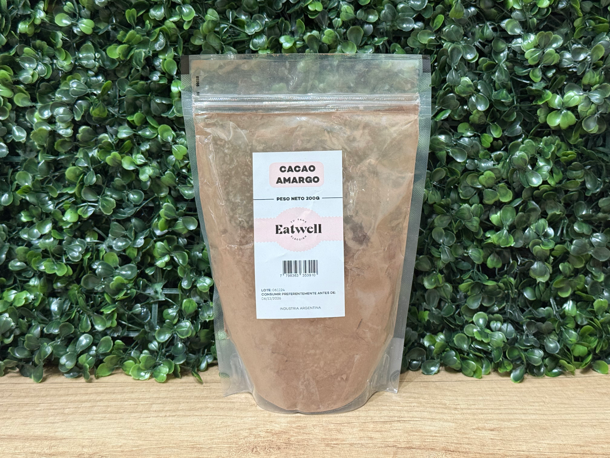 Cacao Amargo en Polvo Eatwell 200gr