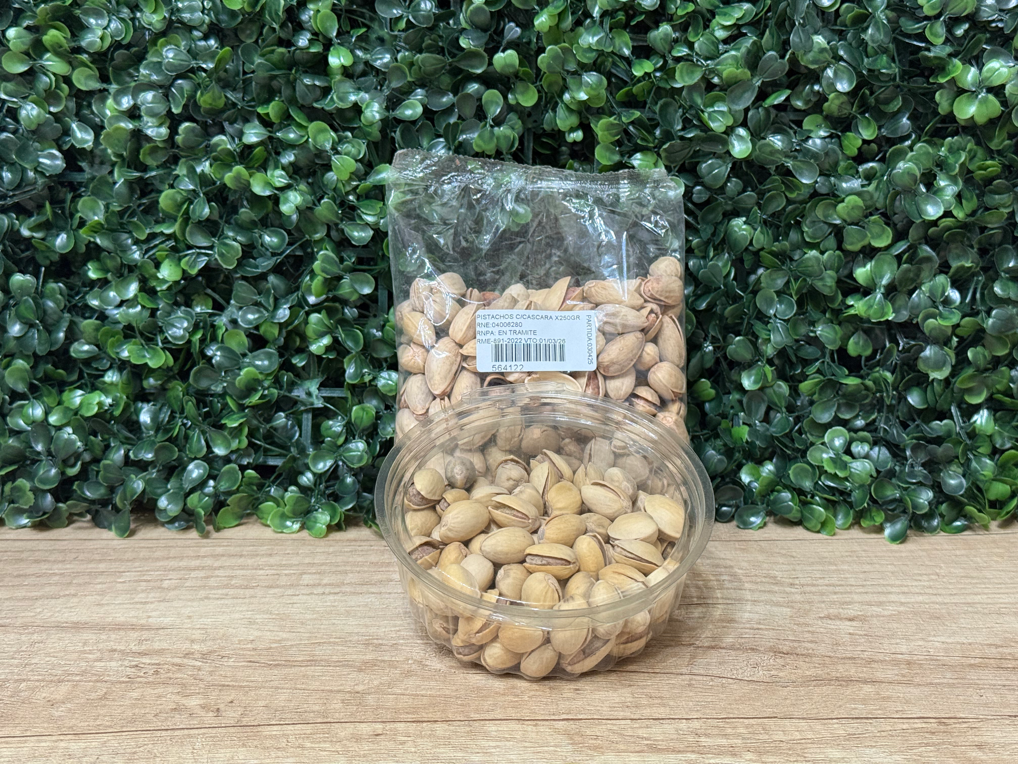 Pistachos c/cascaras 250gr