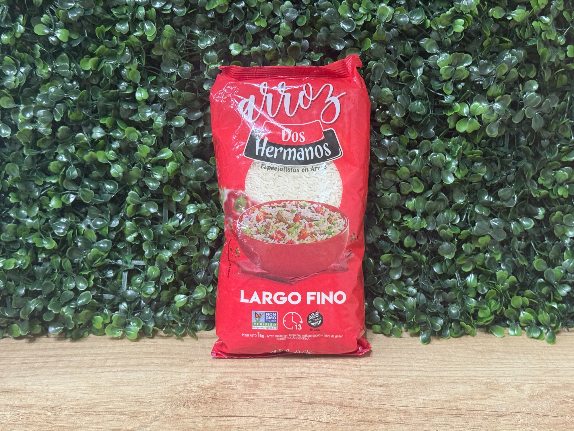 Arroz Largo Fino Dos Hermanos 1kg