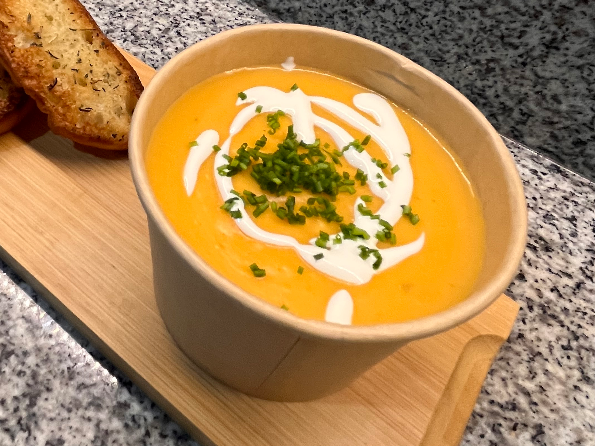 Crema de calabaza butternut