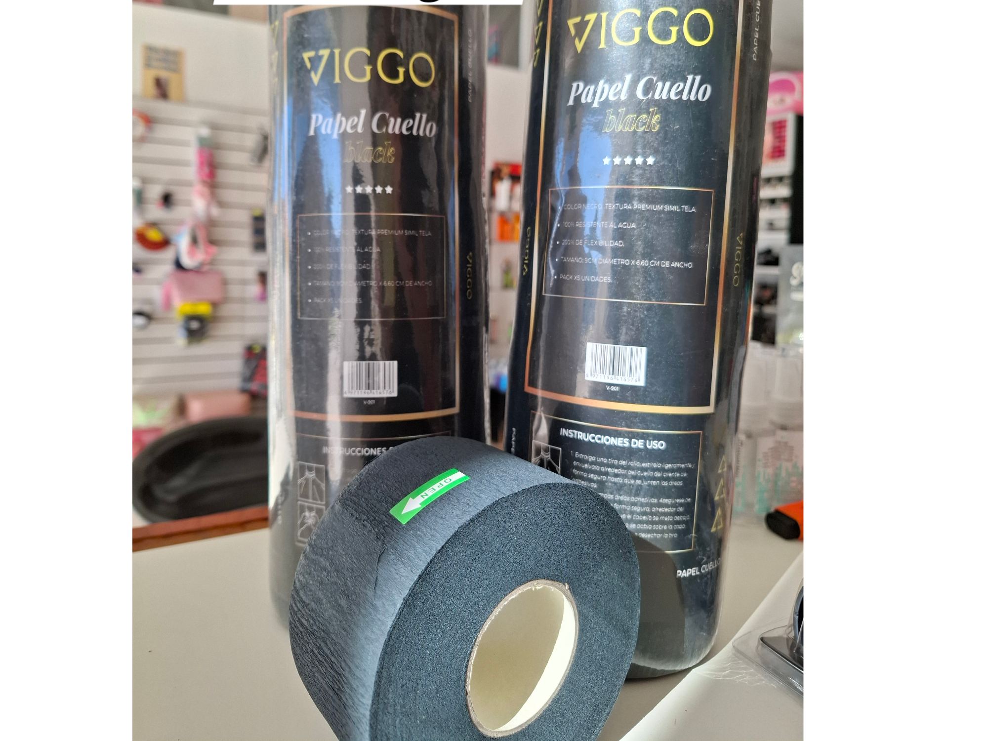 Rollo cuellero (negro) x 5 unidades