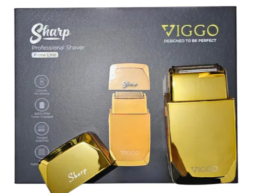 Rasuradora Viggo sharp dorada💛