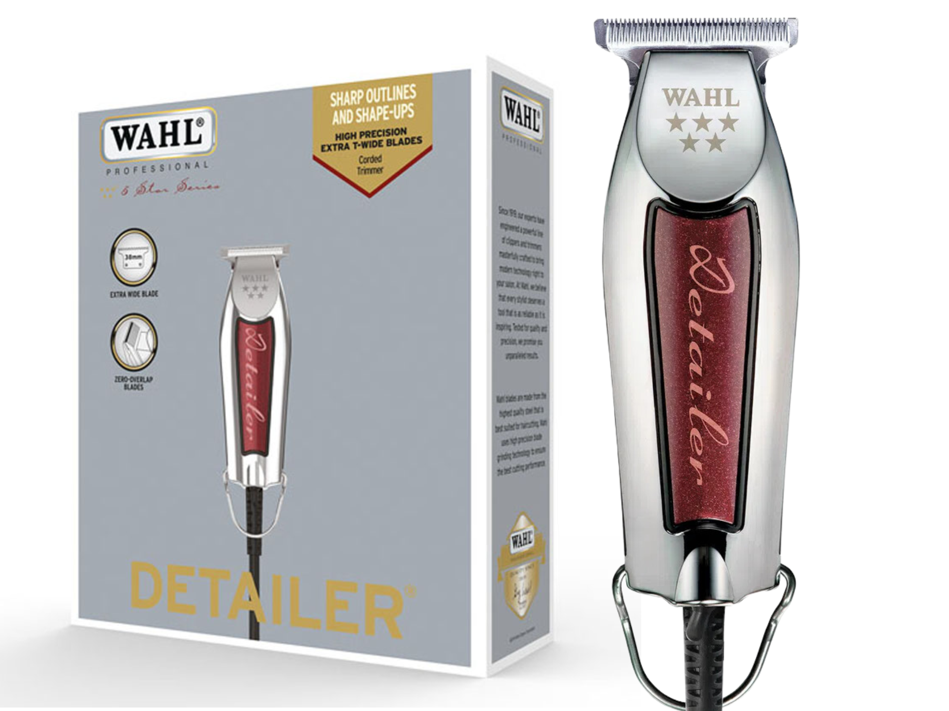 Patillera detailer con cable